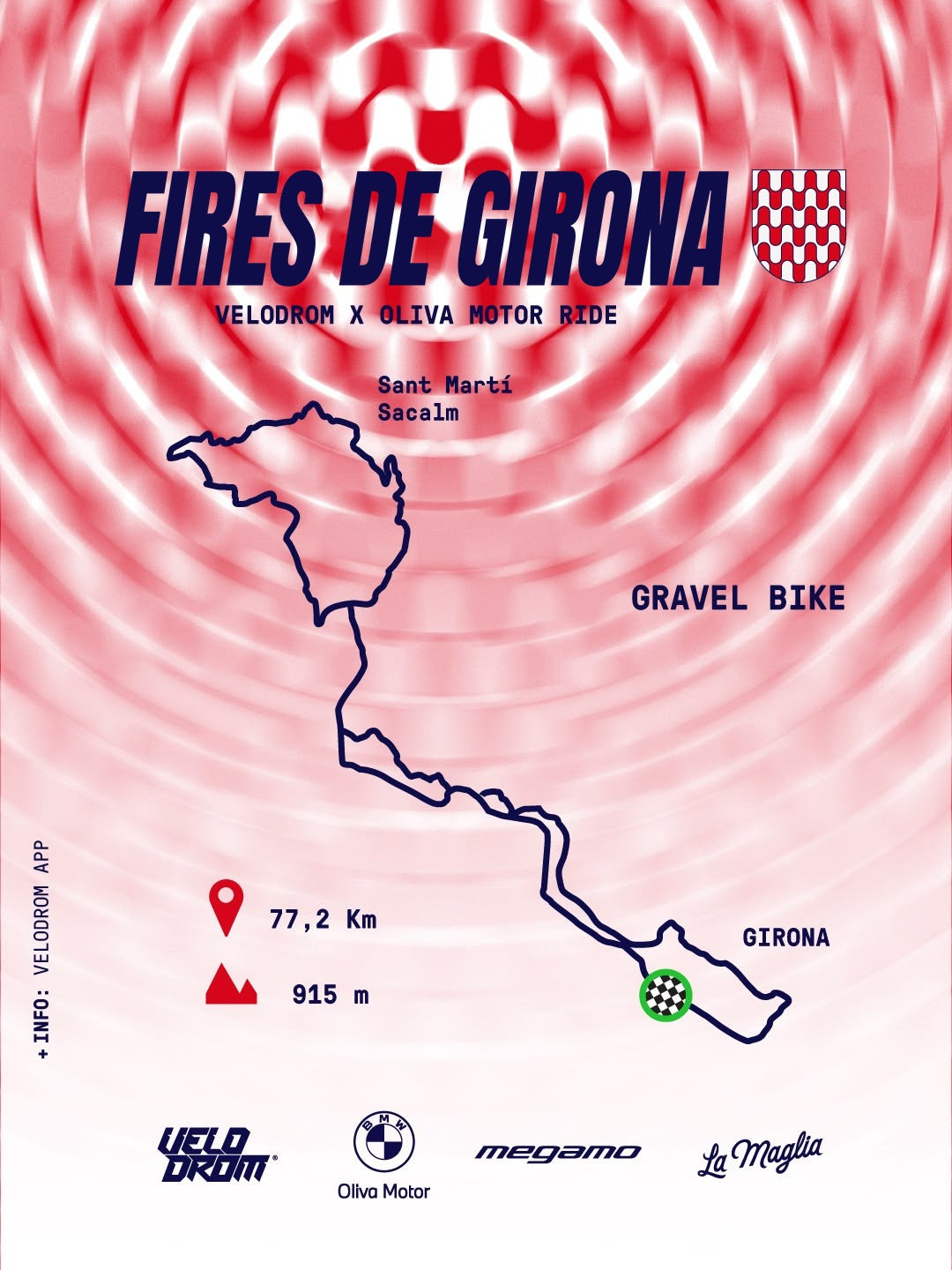 Gravel route — 77,2 km / 915 m