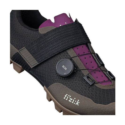 FIZIK Gravel MTB Cycling Shoes Vento Ferox Carbon - Mud/Grape-Gravel Cycling Shoes-