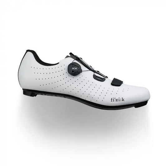 FIZIK Road Cycling Shoes R5 Tempo Overcurve - White/Black-Road Cycling Shoes-