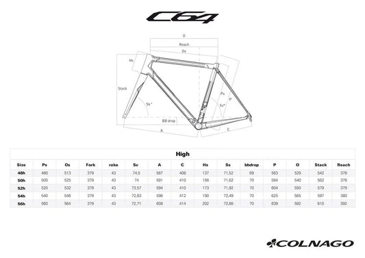 Frame COLNAGO C64 Disc - PJBI-Framesets-