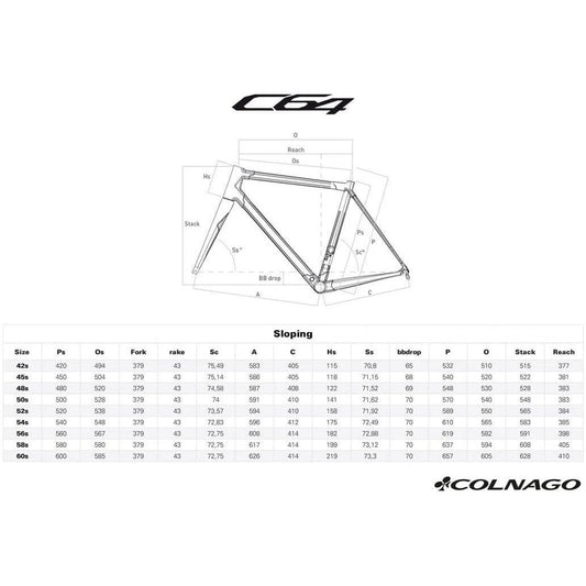 Frame COLNAGO C64 Disc - PJRI Default Velodrom Barcelona 