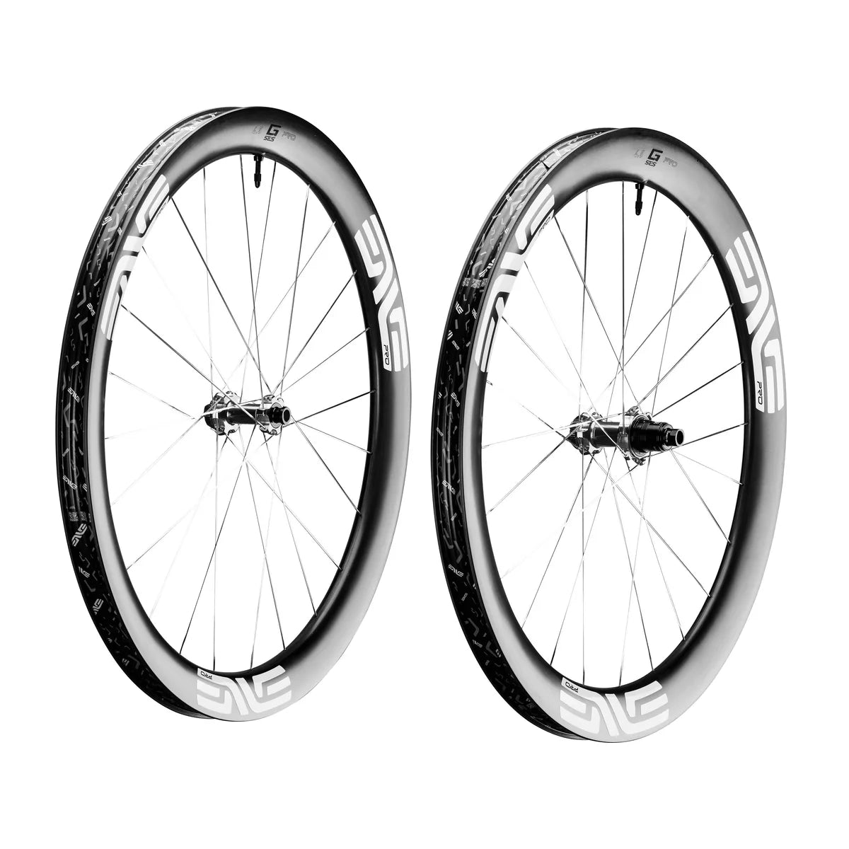 ENVE G SES 4.5 PRO Disc Wheelset - White — complete front and rear wheelset