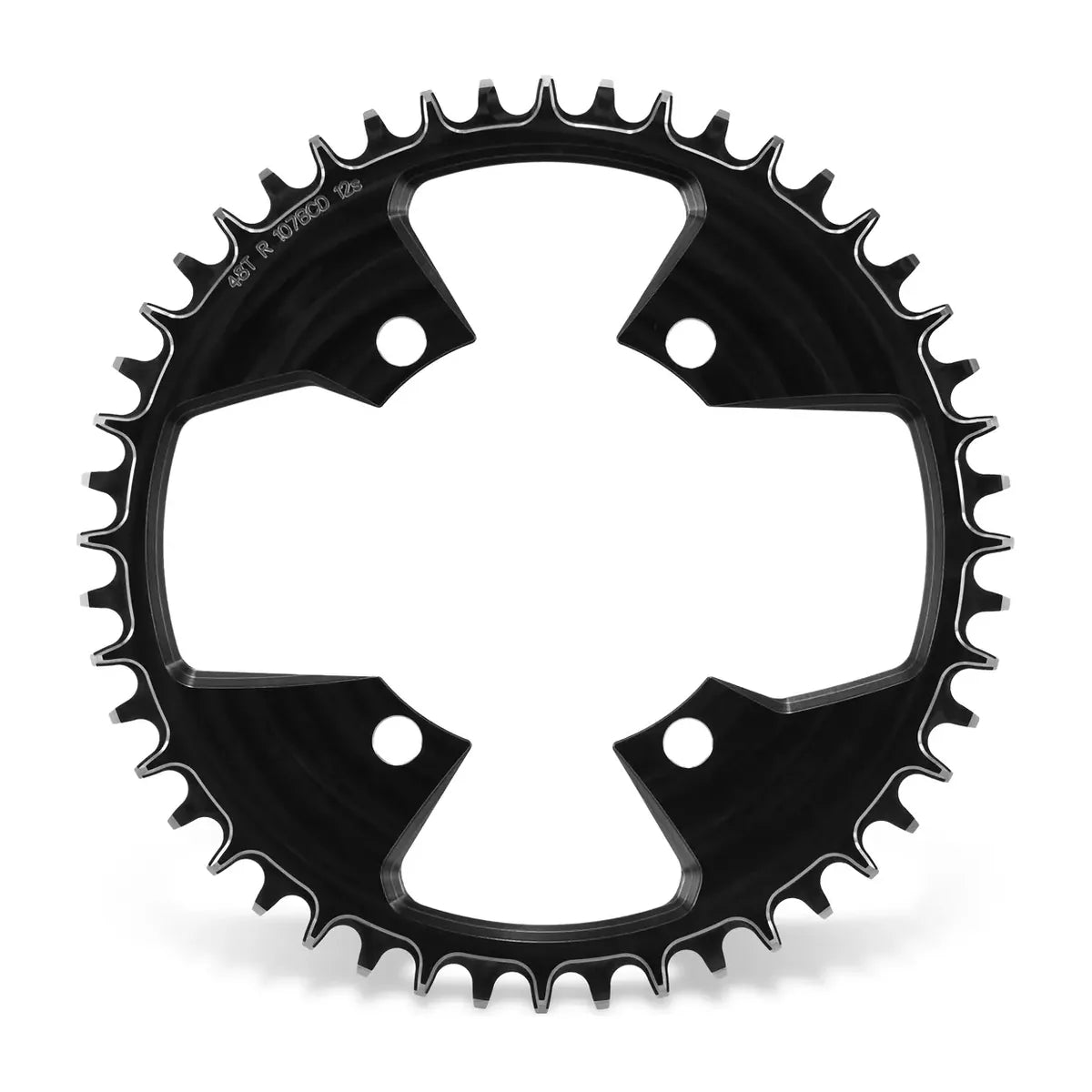 GARBARUK 107 BCD Chainring for SRAM AXS, Round - Black