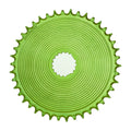 GARBARUK DM Aero Chainring for Garbaruk Crankset, Round - Green
