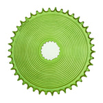 GARBARUK DM Aero Chainring for Garbaruk Crankset, Round - Green