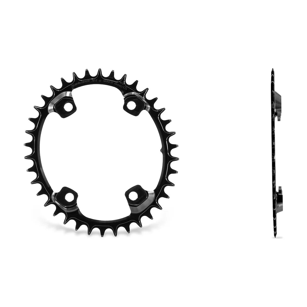 GARBARUK Chainring for Shimano GRX, Oval - Black