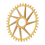 GARBARUK DM Road/Gravel Chainring for Garbaruk Crankset, Oval - Gold