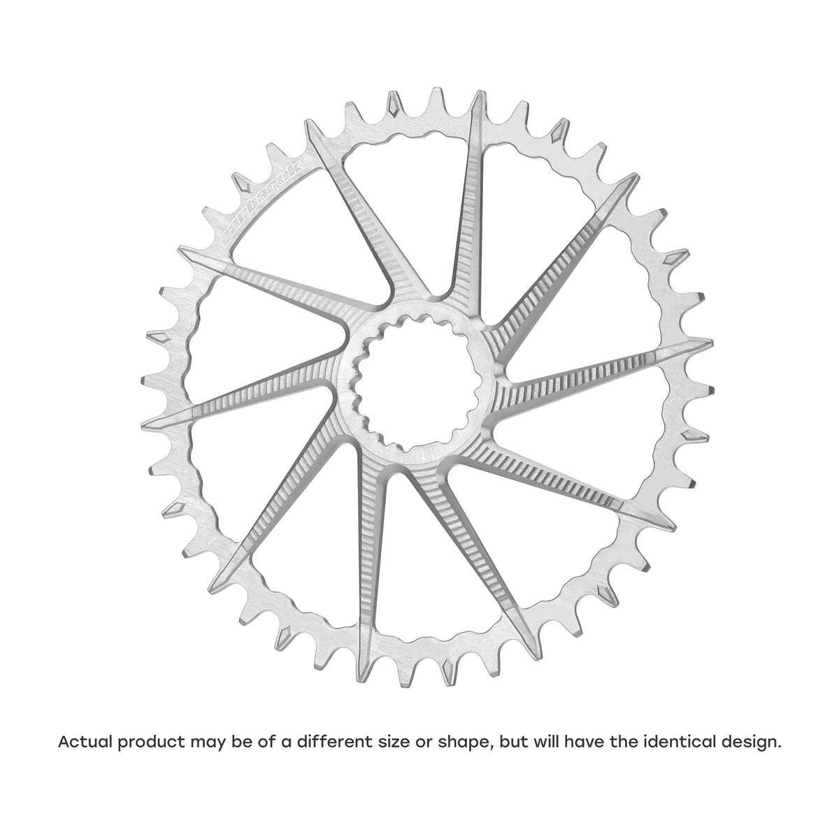 GARBARUK DM Road/Gravel Chainring for Garbaruk Crankset, Round - Silver