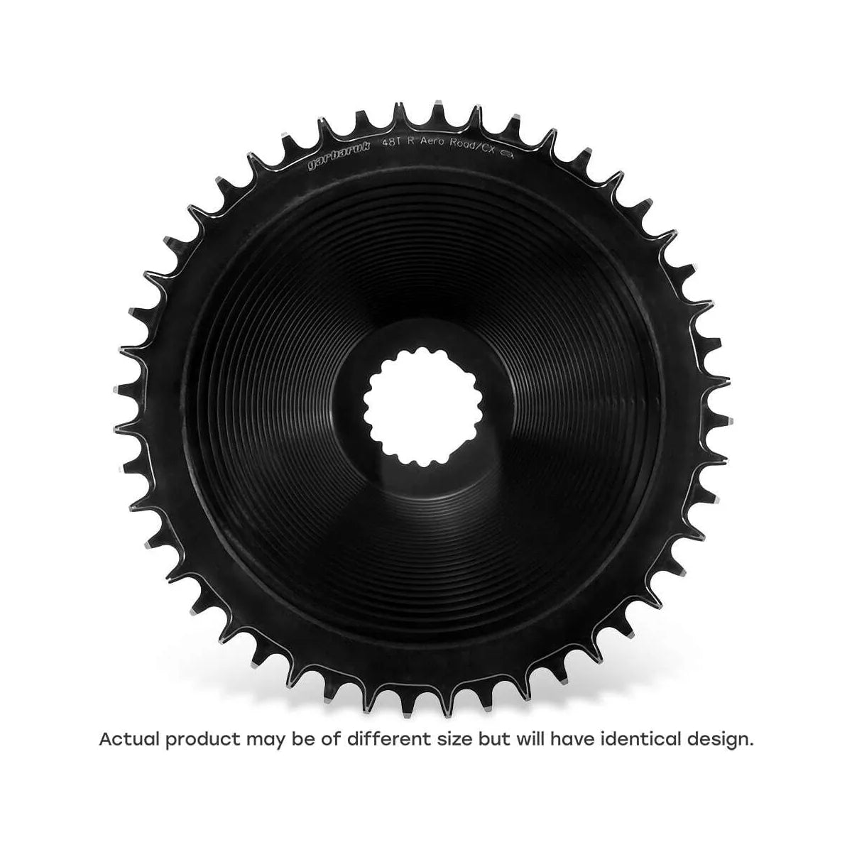 GARBARUK DM Aero Chainring for Cannondale HollowGram, Round - Black