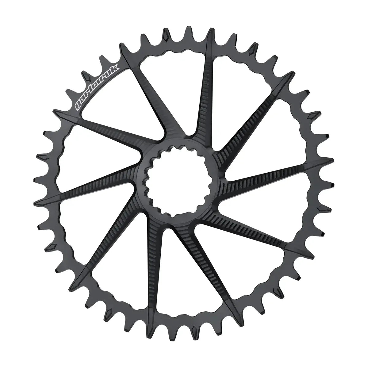 GARBARUK DM Road/Gravel Chainring for Garbaruk Crankset, Round - Black