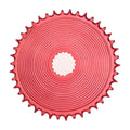 GARBARUK DM Aero Chainring for Garbaruk Crankset, Round - Red