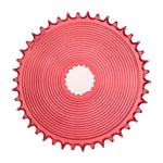 GARBARUK DM Aero Chainring for Garbaruk Crankset, Round - Red