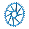 GARBARUK DM Road/Gravel Chainring for Garbaruk Crankset, Oval - Blue