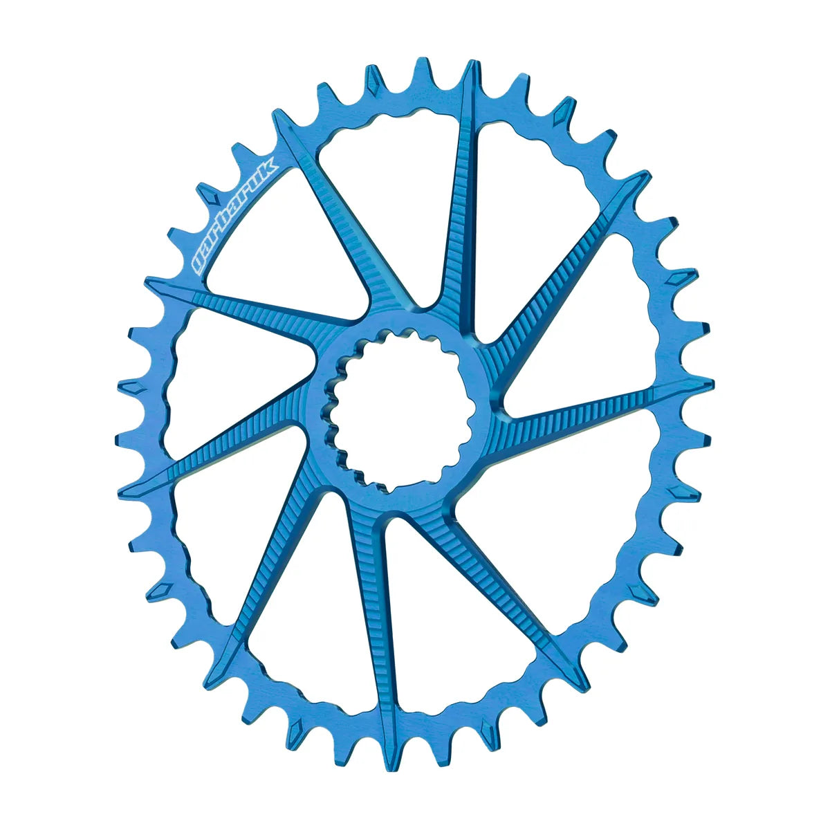 GARBARUK DM Road/Gravel Chainring for Garbaruk Crankset, Oval - Blue