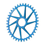GARBARUK DM Road/Gravel Chainring for Garbaruk Crankset, Oval - Blue