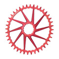 GARBARUK DM Road/Gravel Chainring for Garbaruk Crankset, Round - Red