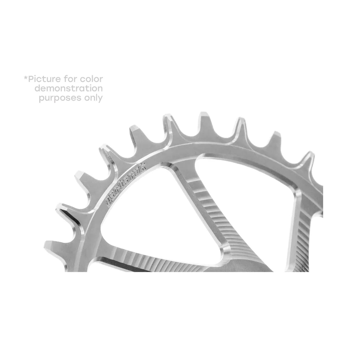 GARBARUK DM Road Chainring for SRAM 8-Bolt, Oval - Silver