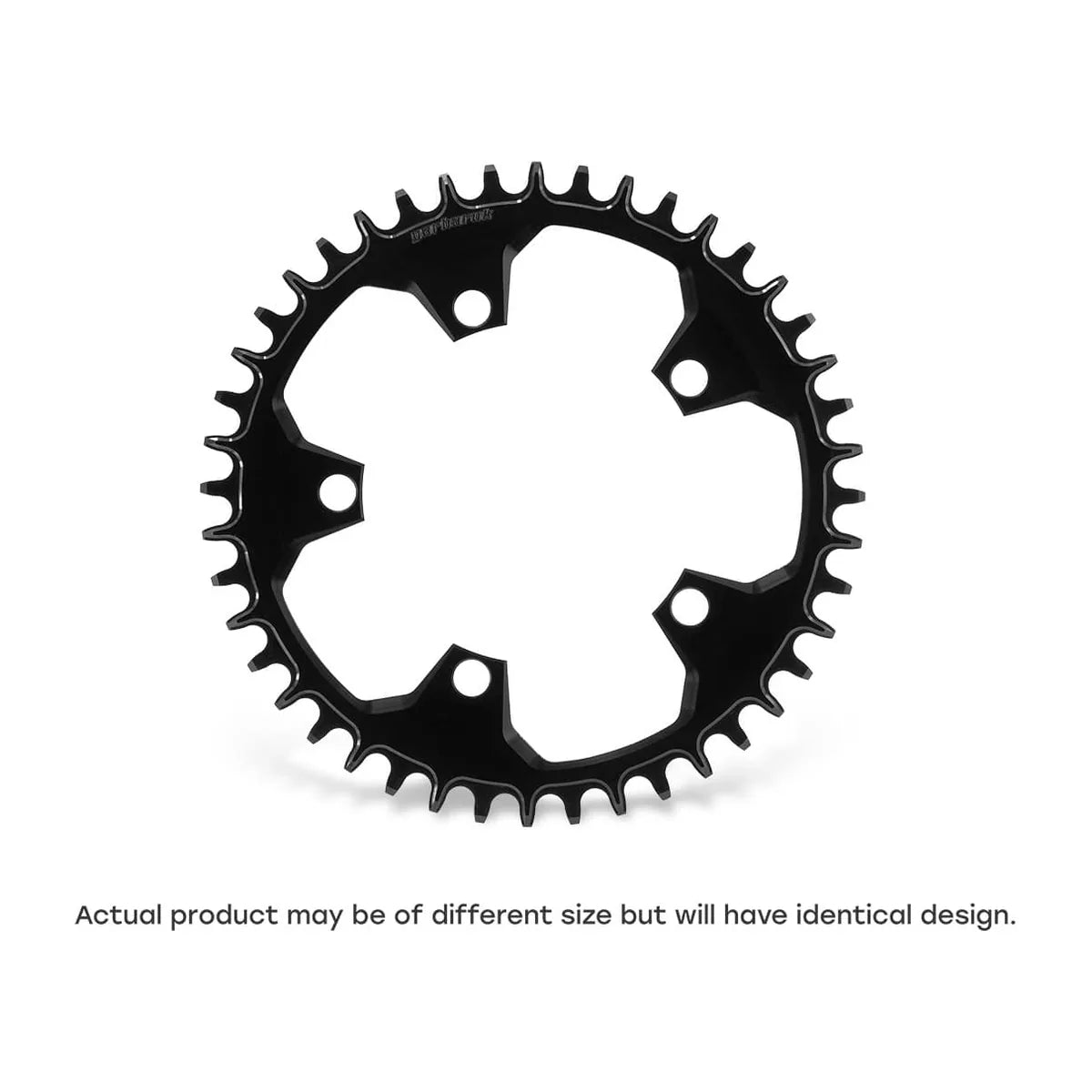 GARBARUK 110 BCD 5-Bolt Chainring, Round - Black