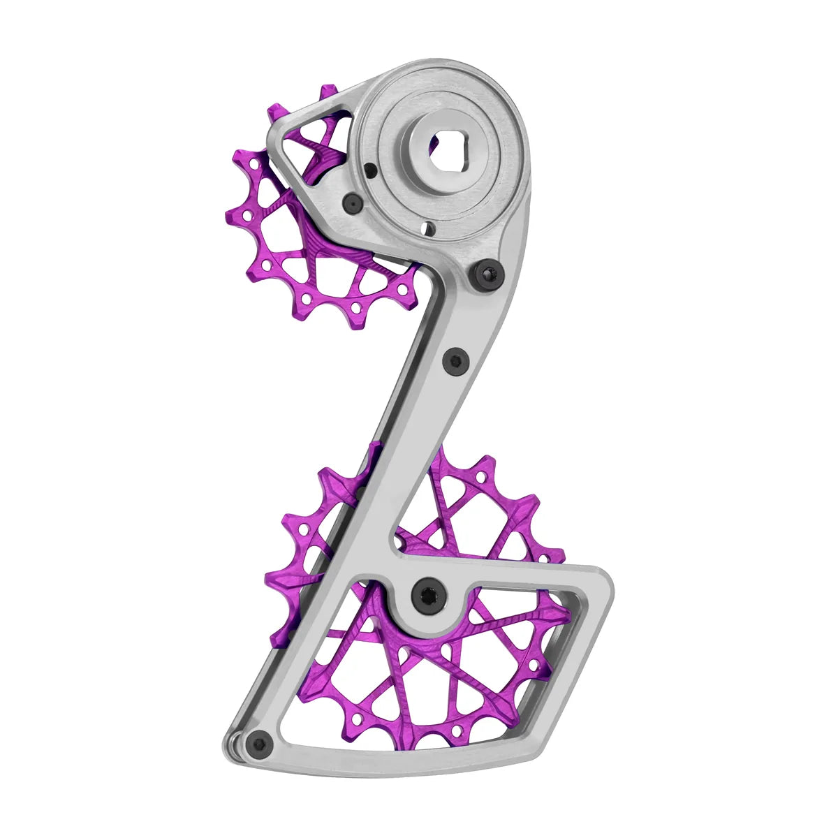 GARBARUK Derailleur Cage + Pulleys Kit for SRAM Force AXS 12-Speed - Silver