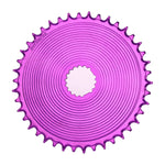 GARBARUK DM Aero Chainring for Garbaruk Crankset, Round - Violet