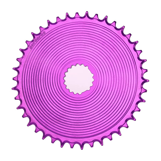 GARBARUK DM Aero Chainring for Garbaruk Crankset, Round - Violet