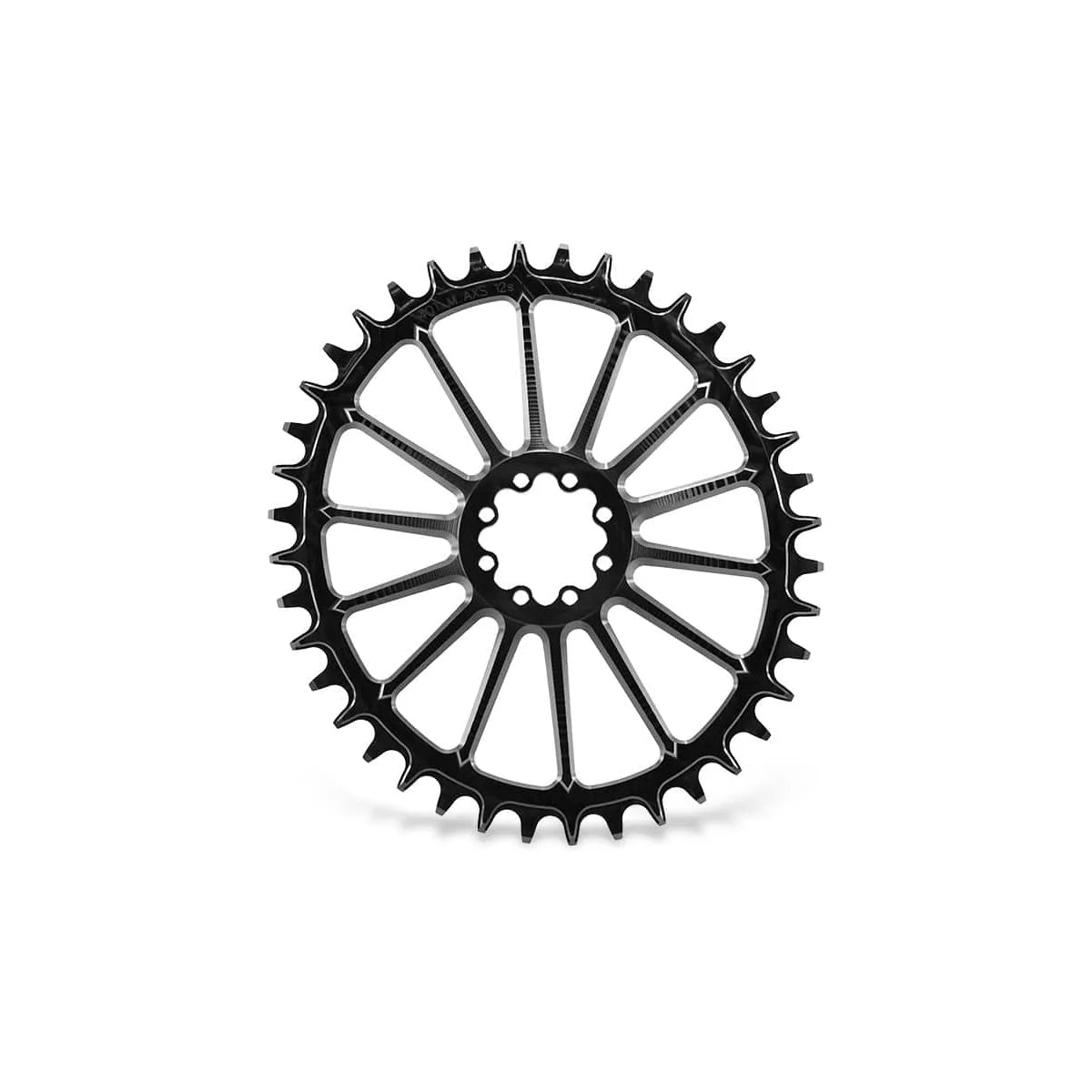 GARBARUK DM Road Chainring for SRAM 8-Bolt, Oval - Black