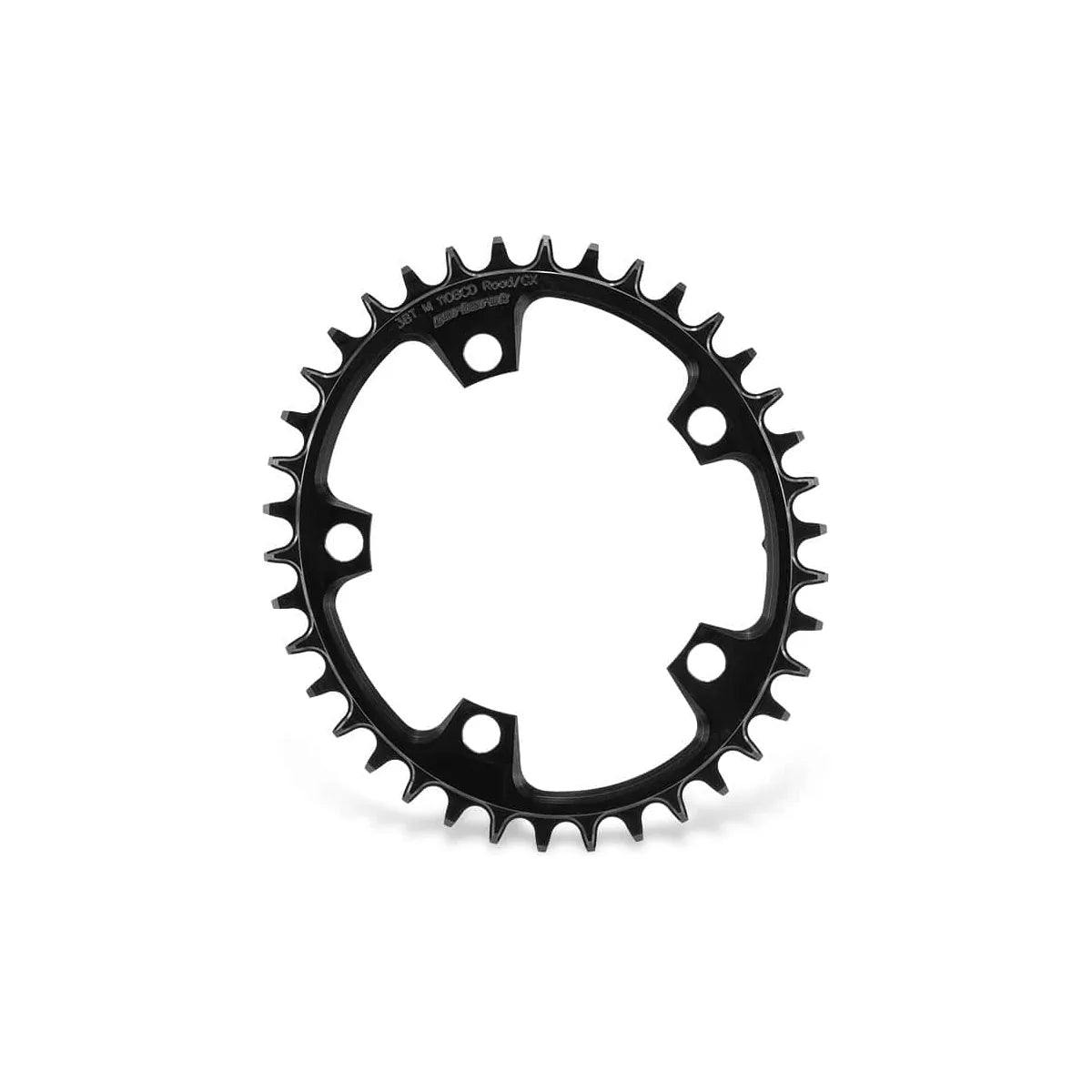 GARBARUK 110 BCD 5-Bolt Chainring, Oval - Black