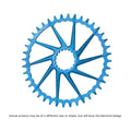 GARBARUK DM Road/Gravel Chainring for Garbaruk Crankset, Round - Blue