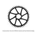 GARBARUK DM Road Chainring for SRAM 3-Bolt, Round - Black