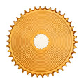 GARBARUK DM Aero Chainring for Garbaruk Crankset, Round - Orange