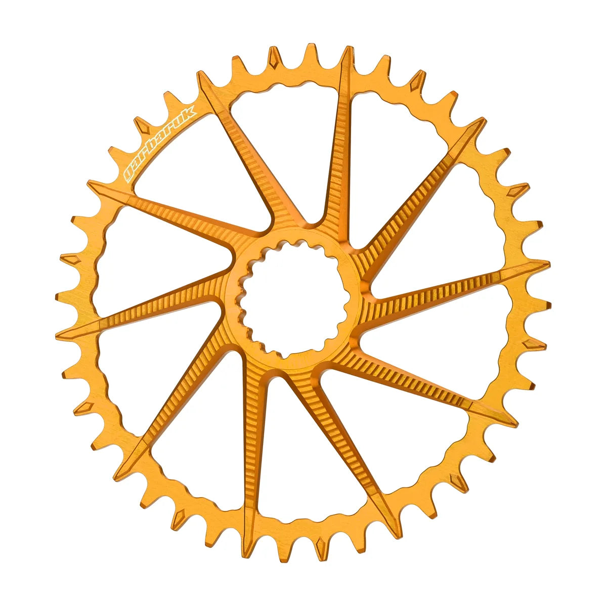 GARBARUK DM Road/Gravel Chainring for Garbaruk Crankset, Round - Orange
