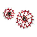GARBARUK Derailleur Pulleys for Shimano - Red