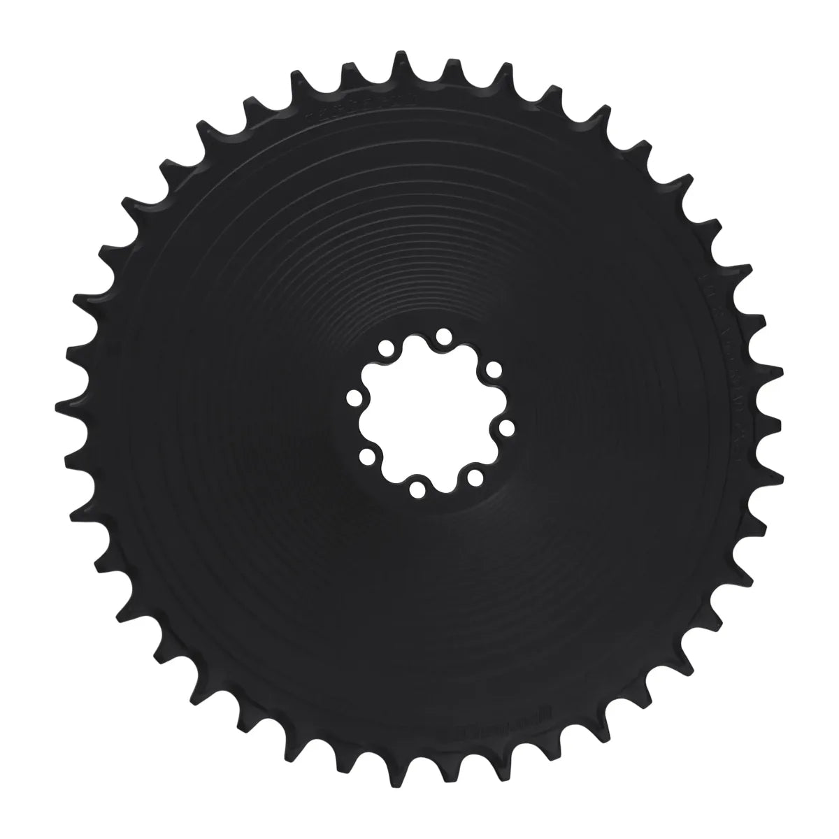 GARBARUK Road Aero Direct Mount Chainring for SRAM 8-Bolt in matte black