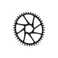 GARBARUK DM Road Chainring for SRAM 3-Bolt, Oval - Black