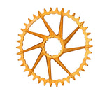 GARBARUK DM Road/Gravel Chainring for Garbaruk Crankset, Round - Orange