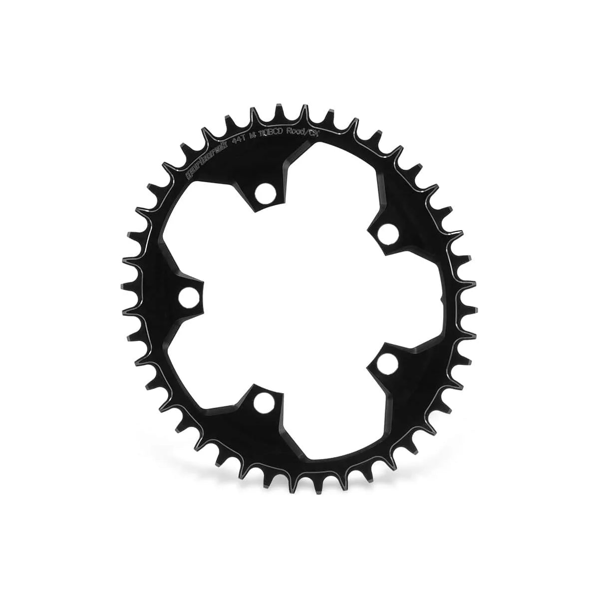 GARBARUK 110 BCD 5-Bolt Chainring, Oval - Black