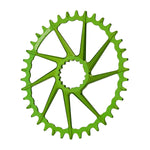 GARBARUK DM Road/Gravel Chainring for Garbaruk Crankset, Oval - Green