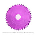 GARBARUK DM Aero Chainring for Garbaruk Crankset, Oval - Violet