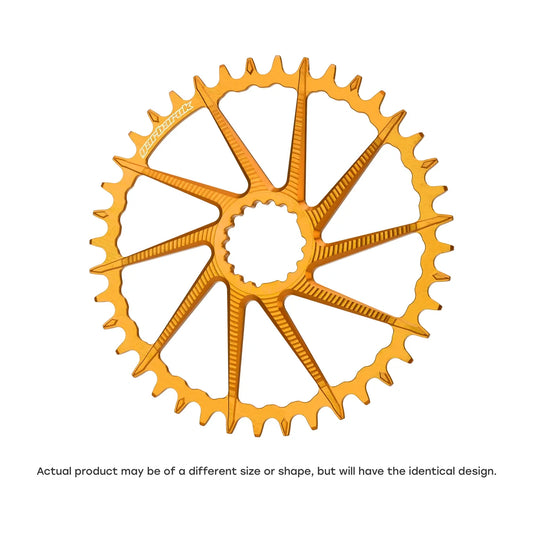 GARBARUK DM Road/Gravel Chainring for Garbaruk Crankset, Round - Orange