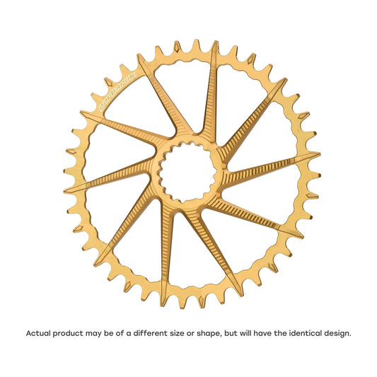 GARBARUK DM Road/Gravel Chainring for Garbaruk Crankset, Round - Gold