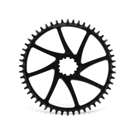 GARBARUK DM Road Chainring for SRAM 3-Bolt, Round - Black
