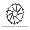 GARBARUK DM Road/Gravel Chainring for Garbaruk Crankset, Oval - Black
