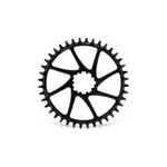 GARBARUK DM Road Chainring for SRAM 3-Bolt, Round - Black