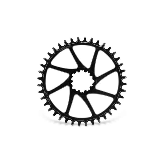 GARBARUK DM Road Chainring for SRAM 3-Bolt, Round - Black
