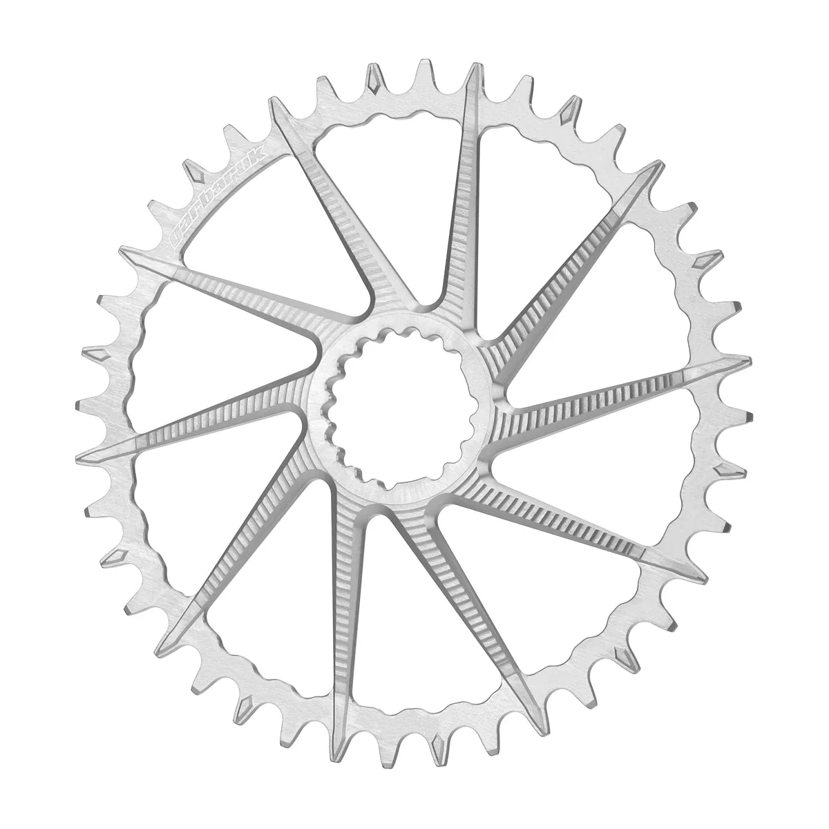 GARBARUK DM Road/Gravel Chainring for Garbaruk Crankset, Round - Silver