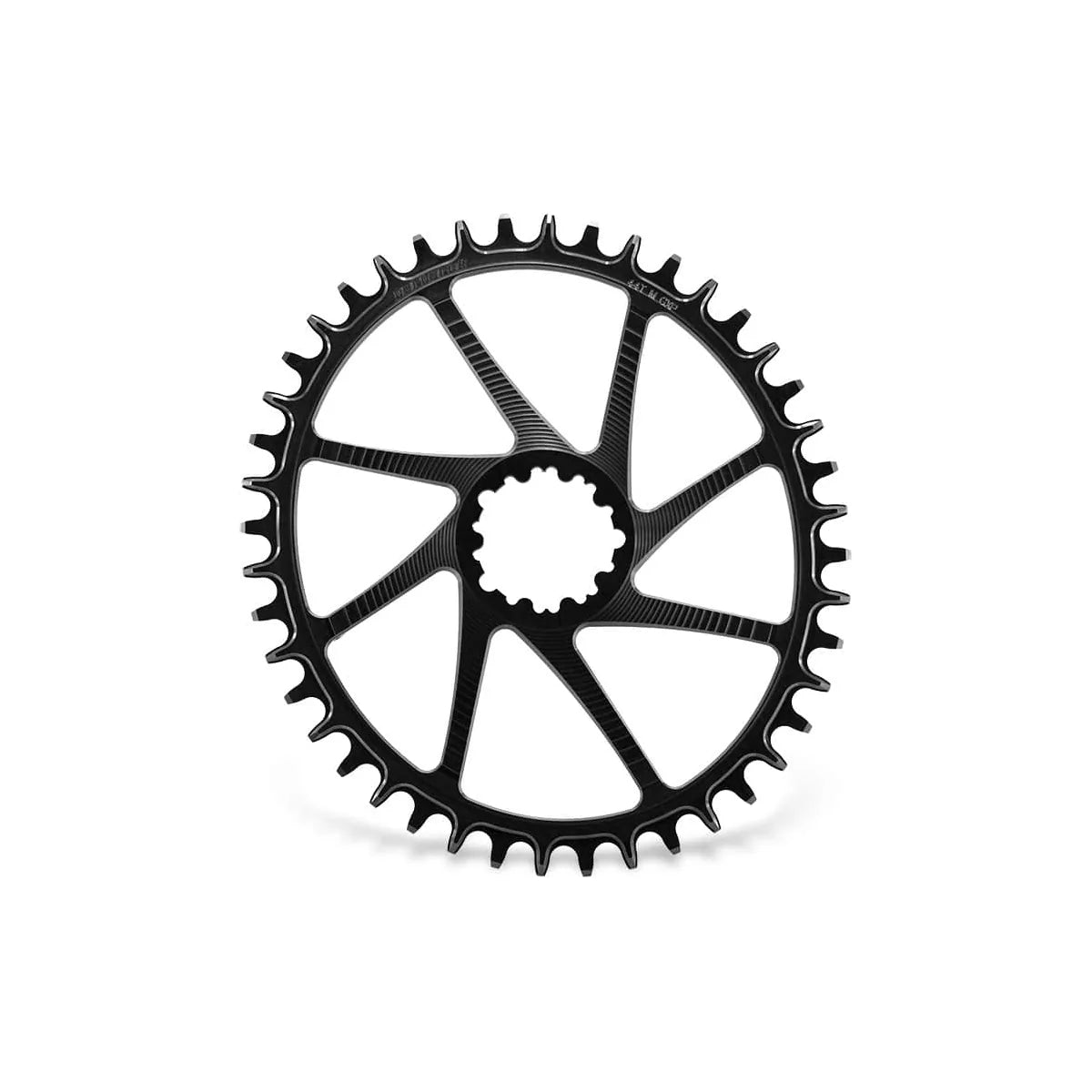 GARBARUK DM Road Chainring for SRAM 3-Bolt, Oval - Black