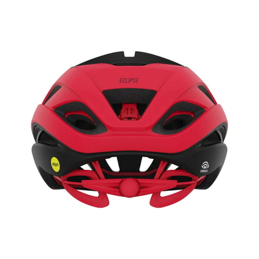 GIRO Eclipse Spherical Cycling Helmet - Black White Red Matt