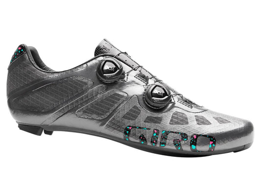 GIRO IMPERIAL Cycling Shoes - Carbon/Silver-Road Cycling Shoes-768686481352