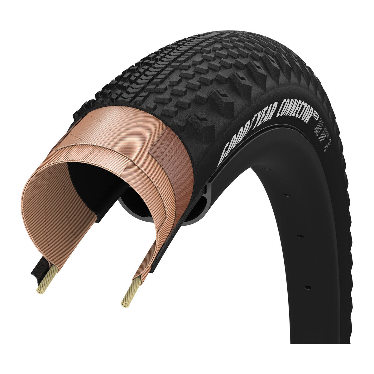 GOODYEAR Connector Inter Race TLR Gravel Tyre - Black