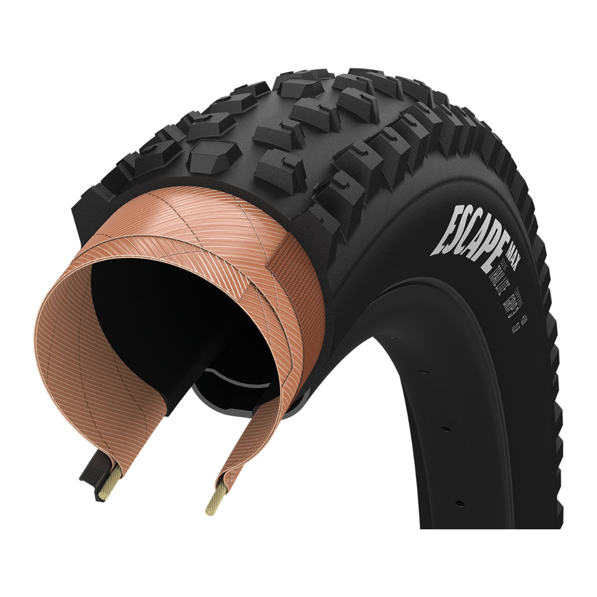 GOODYEAR Escape Max Trail Lite TLR Grip3 MTB Tyre - Black